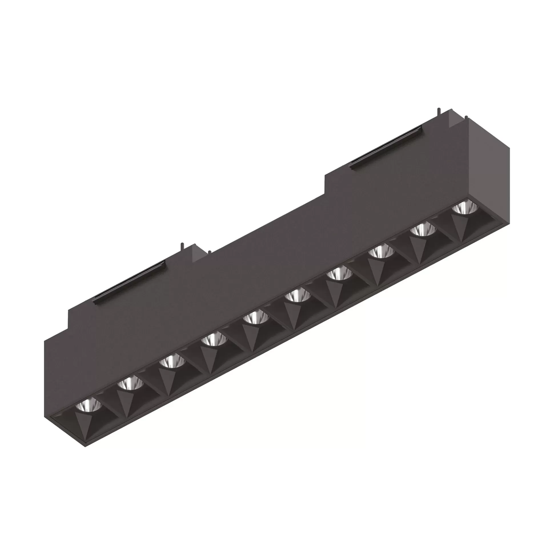 Dmora Sistemi Luce Binari<Sistema luce binario ARCA ACCENT 29W 4000K BK, 61 x 4 x h7 cm,