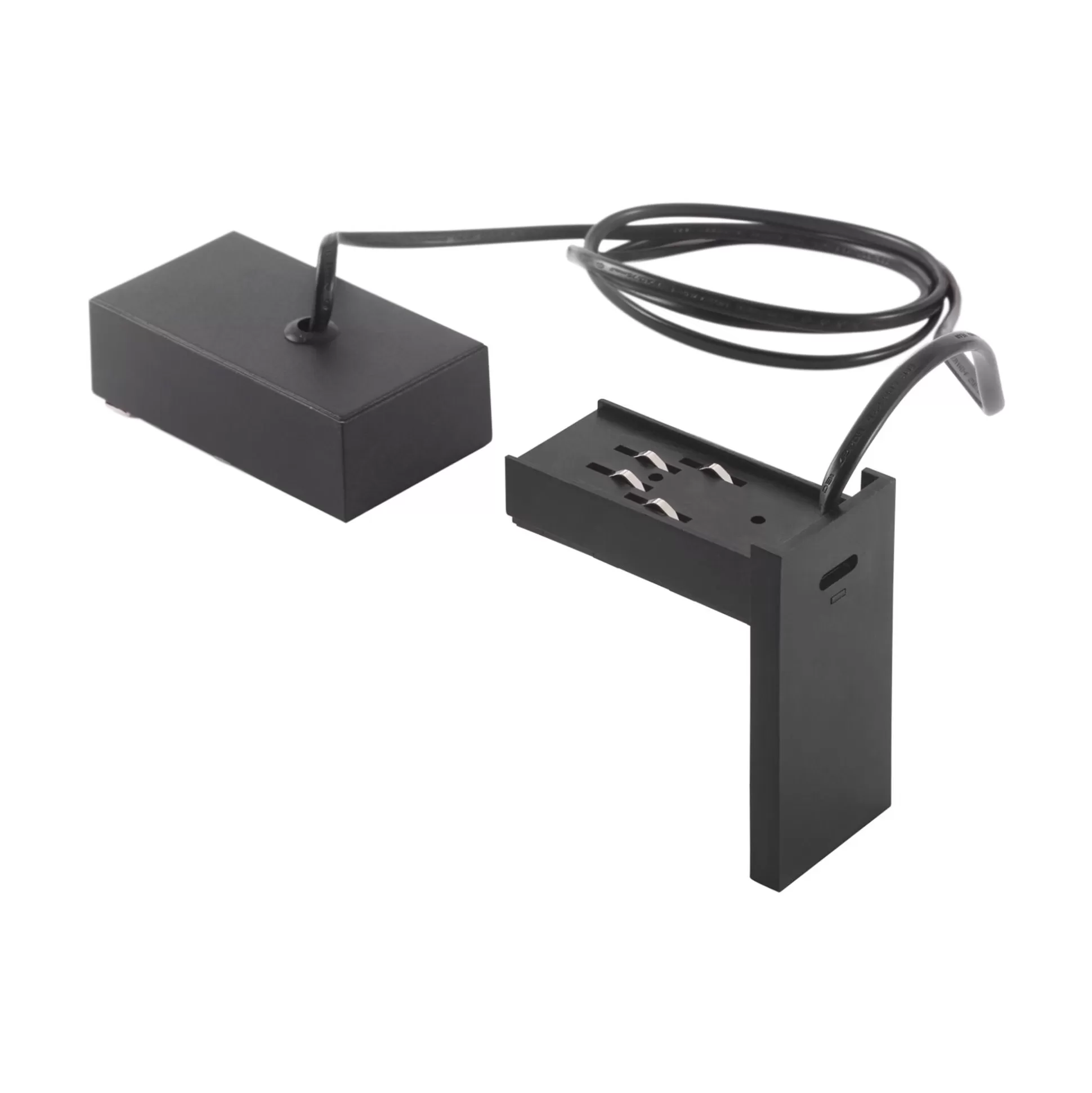 Dmora Sistemi Luce Binari<Sistema luce binario ARCA ENDCAP ELECTRIFIED FOR PENDANT BK, 10 x 5 x h227 cm,