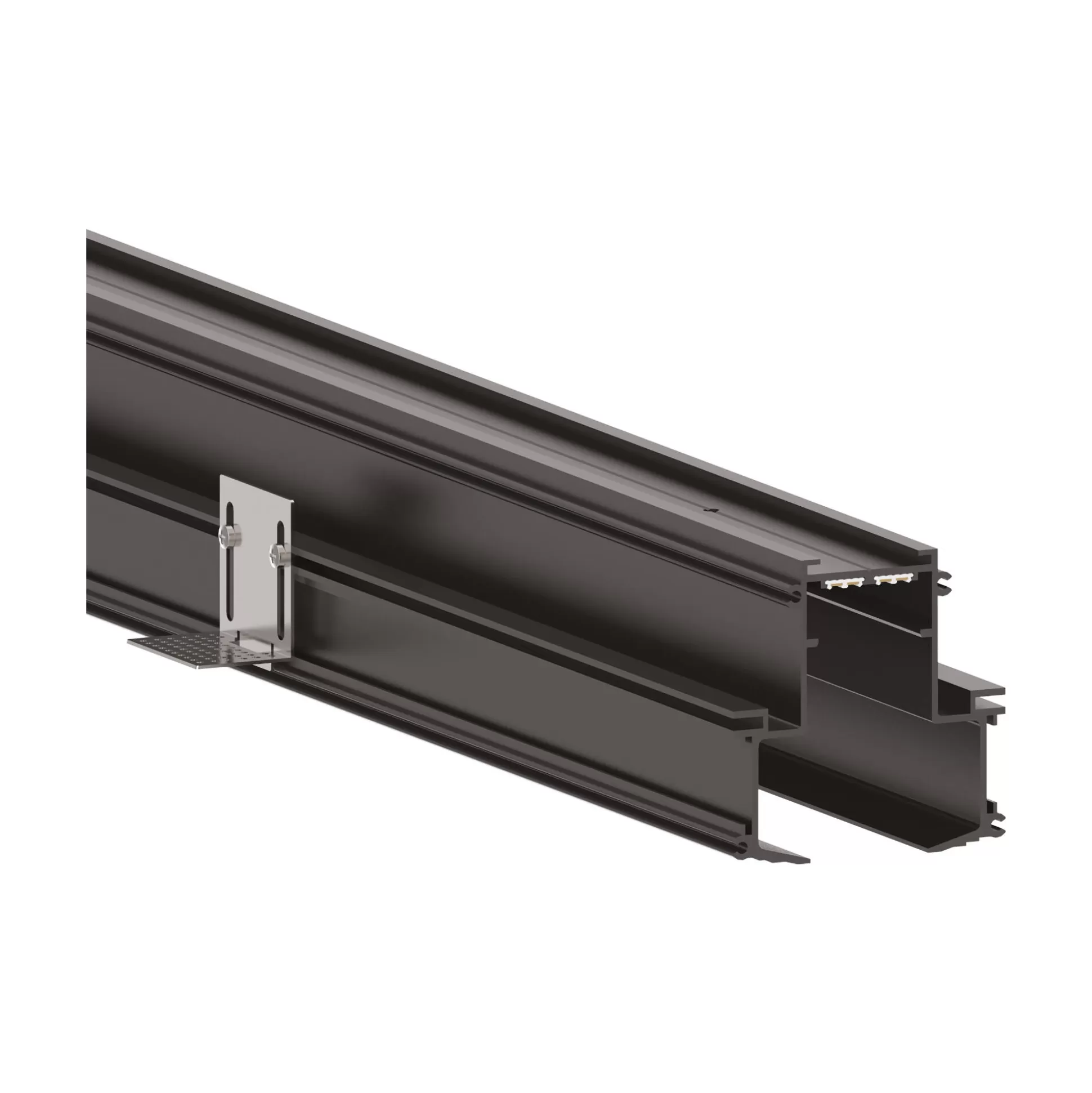 Dmora Sistemi Luce Binari<Sistema luce binario ARCA PROFILE 1000 mm RECESSED BK, 100 x 9 x h9 cm,