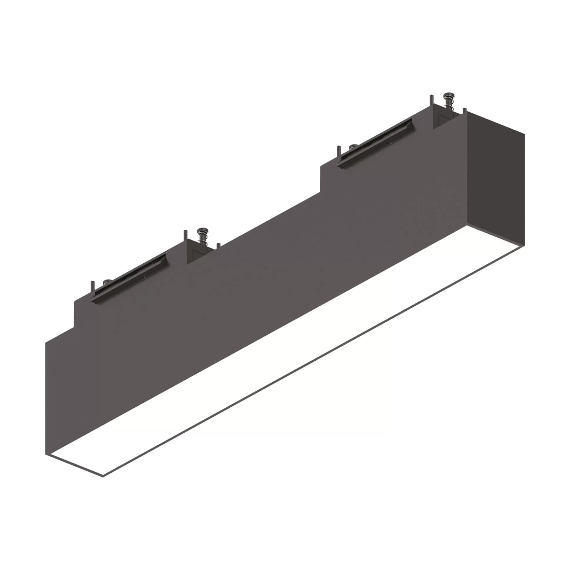 Dmora Sistemi Luce Binari<Sistema luce binario ARCA WIDE 25W 3000K BK, 61 x 4 x h7 cm,