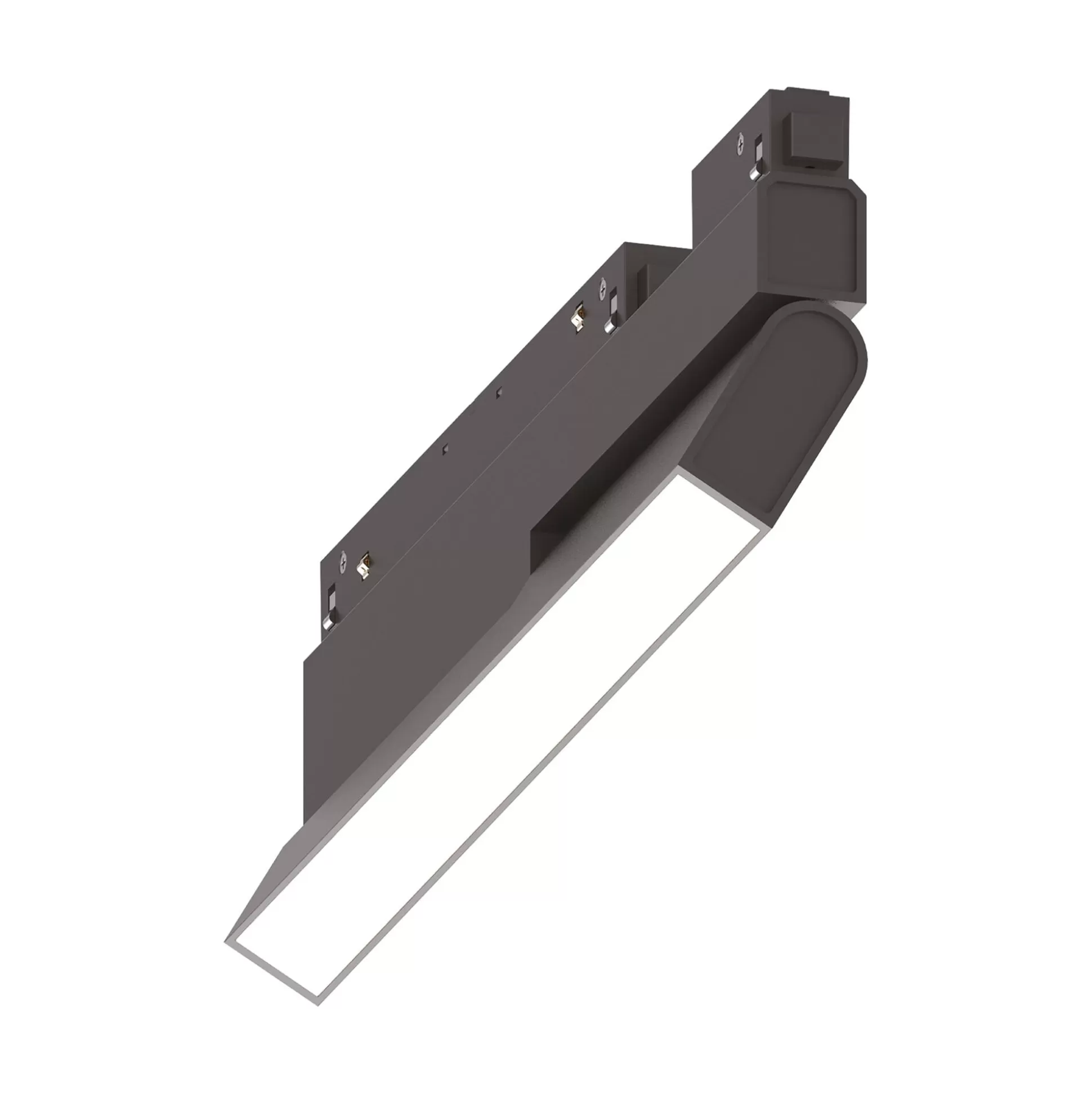Dmora Sistemi Luce Binari<Sistema luce binario EGO FLEXIBLE WIDE 07W 3000K ON-OFF BK, 28 x 2 x h9 cm,