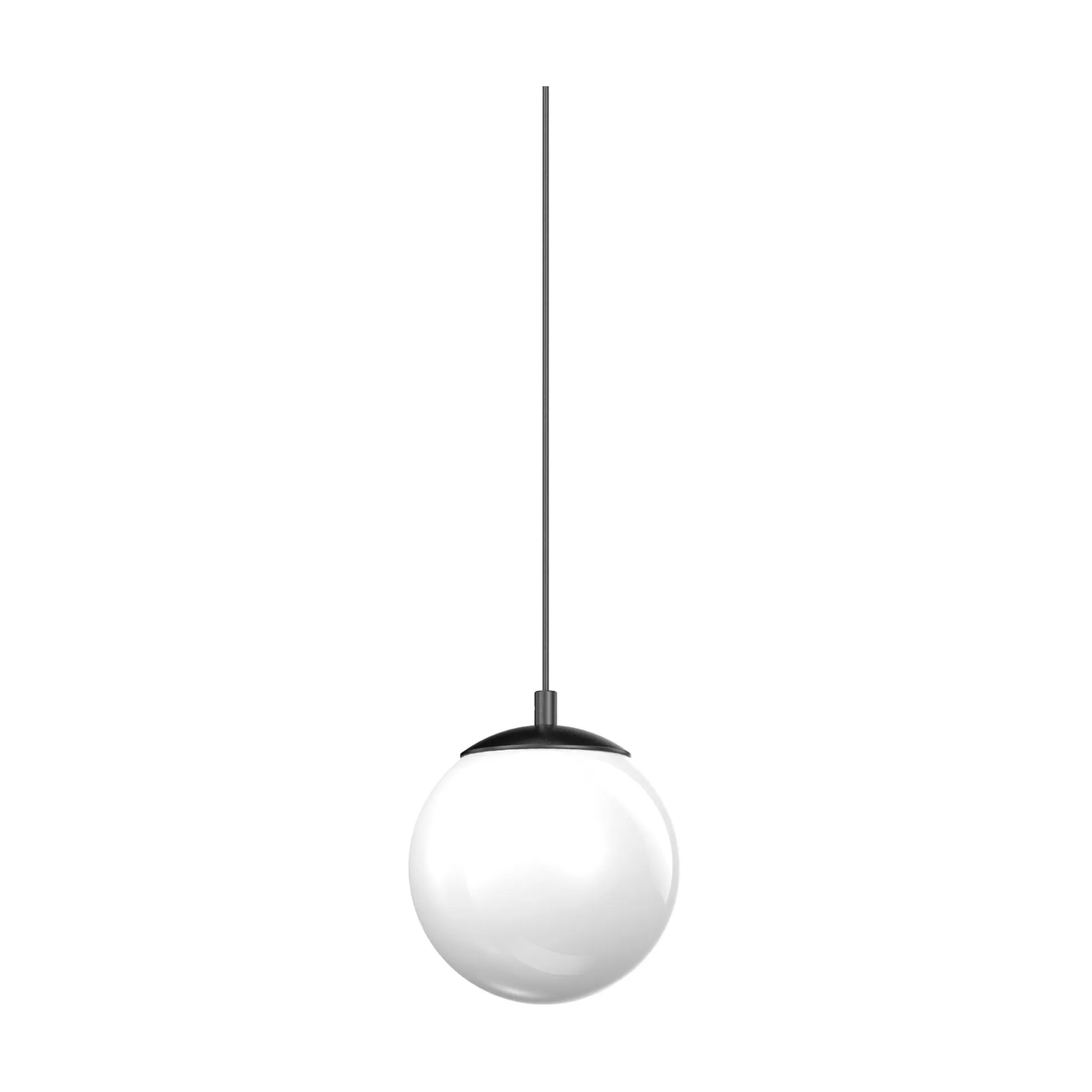 Dmora Sistemi Luce Binari<Sistema luce binario EGO PENDANT BALL 10W 3000K ON-OFF BK, 19 x 12 x h50 cm,