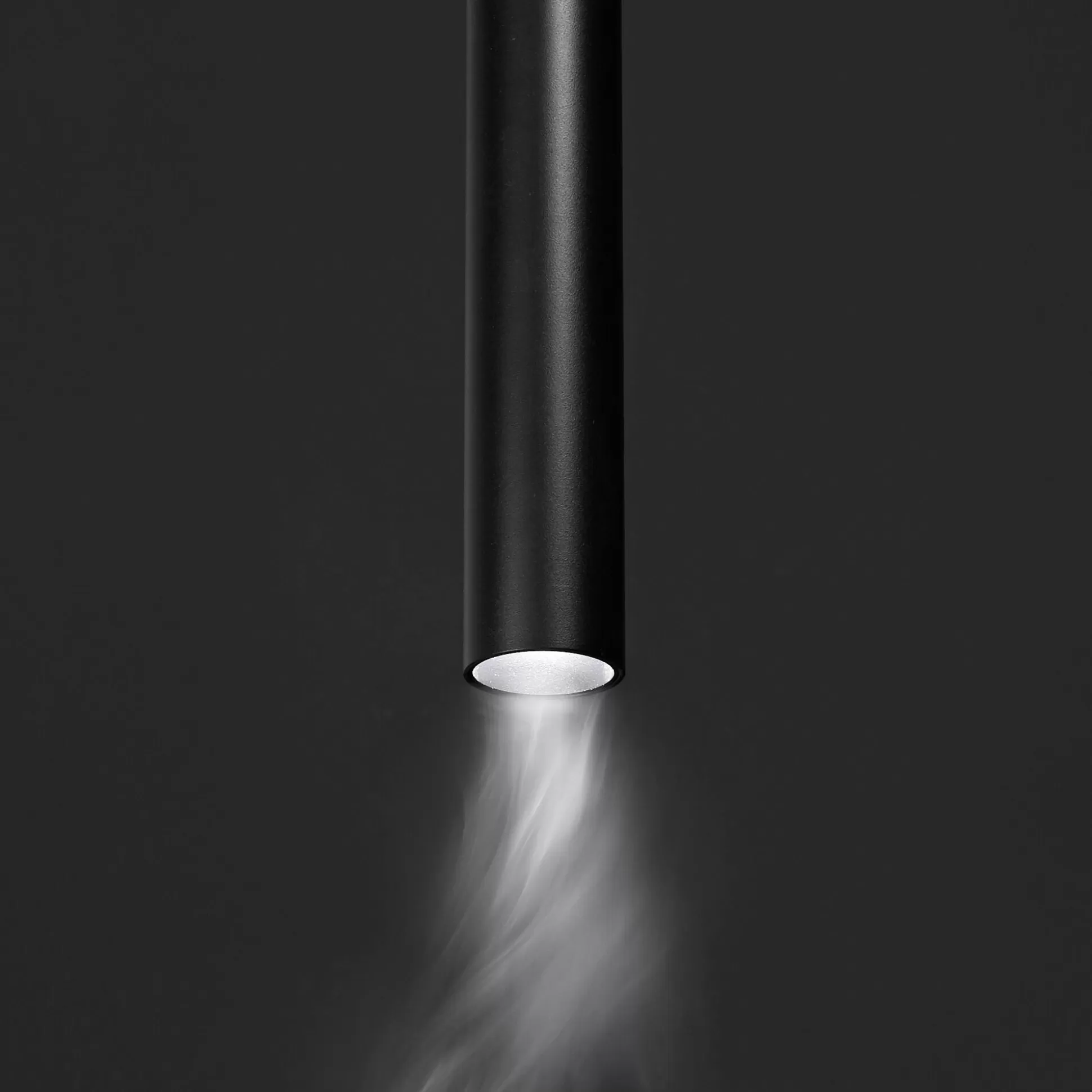 Dmora Sistemi Luce Binari<Sistema luce binario EGO PENDANT TUBE 12W 3000K ON-OFF BK, 19 x 4 x h55 cm,