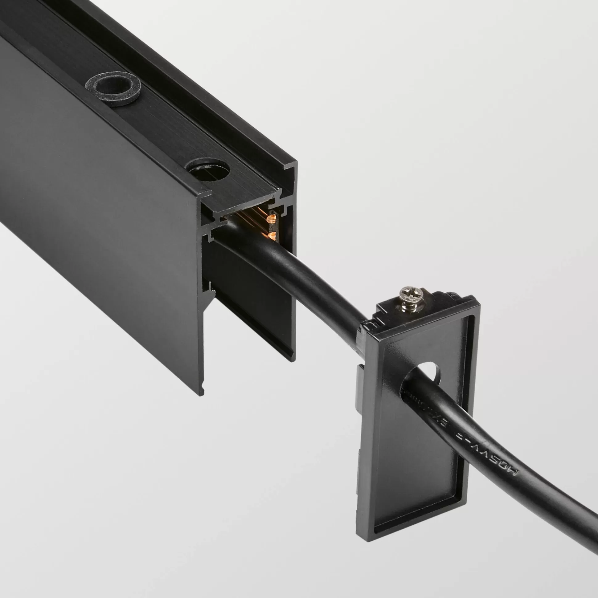 Dmora Sistemi Luce Binari<Sistema luce binario EGO PROFILE HIGH 1000 mm BK, 100 x 3 x h5 cm,