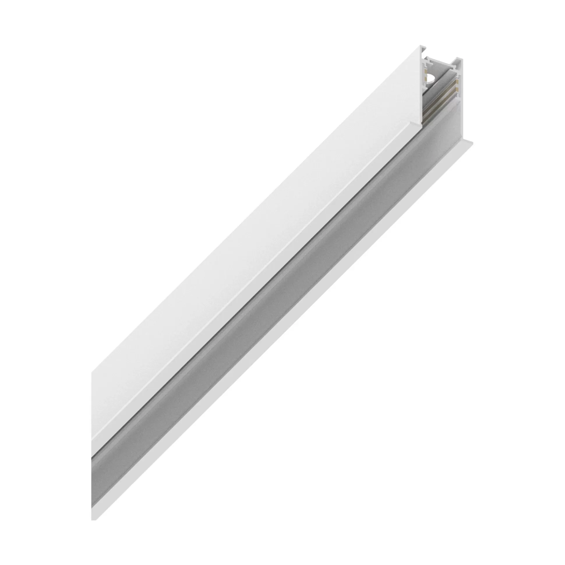 Dmora Sistemi Luce Binari<Sistema luce binario EGO PROFILE RECESSED EASY 2000 mm WH, 200 x 8 x h5 cm,