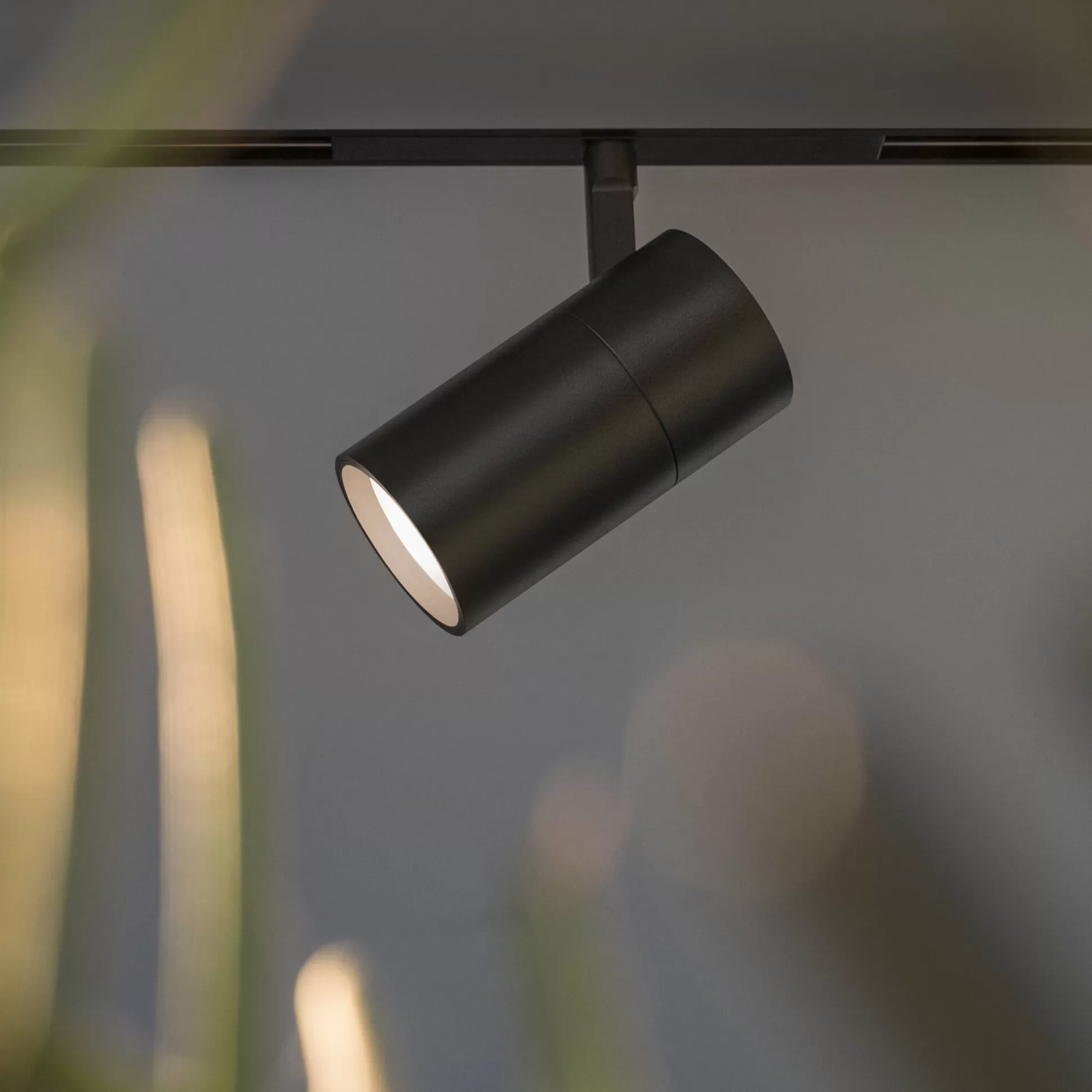 Dmora Sistemi Luce Binari<Sistema luce binario EGO TRACK SINGLE 19W 3000K ON-OFF BK, 19 x 7 x h19 cm,