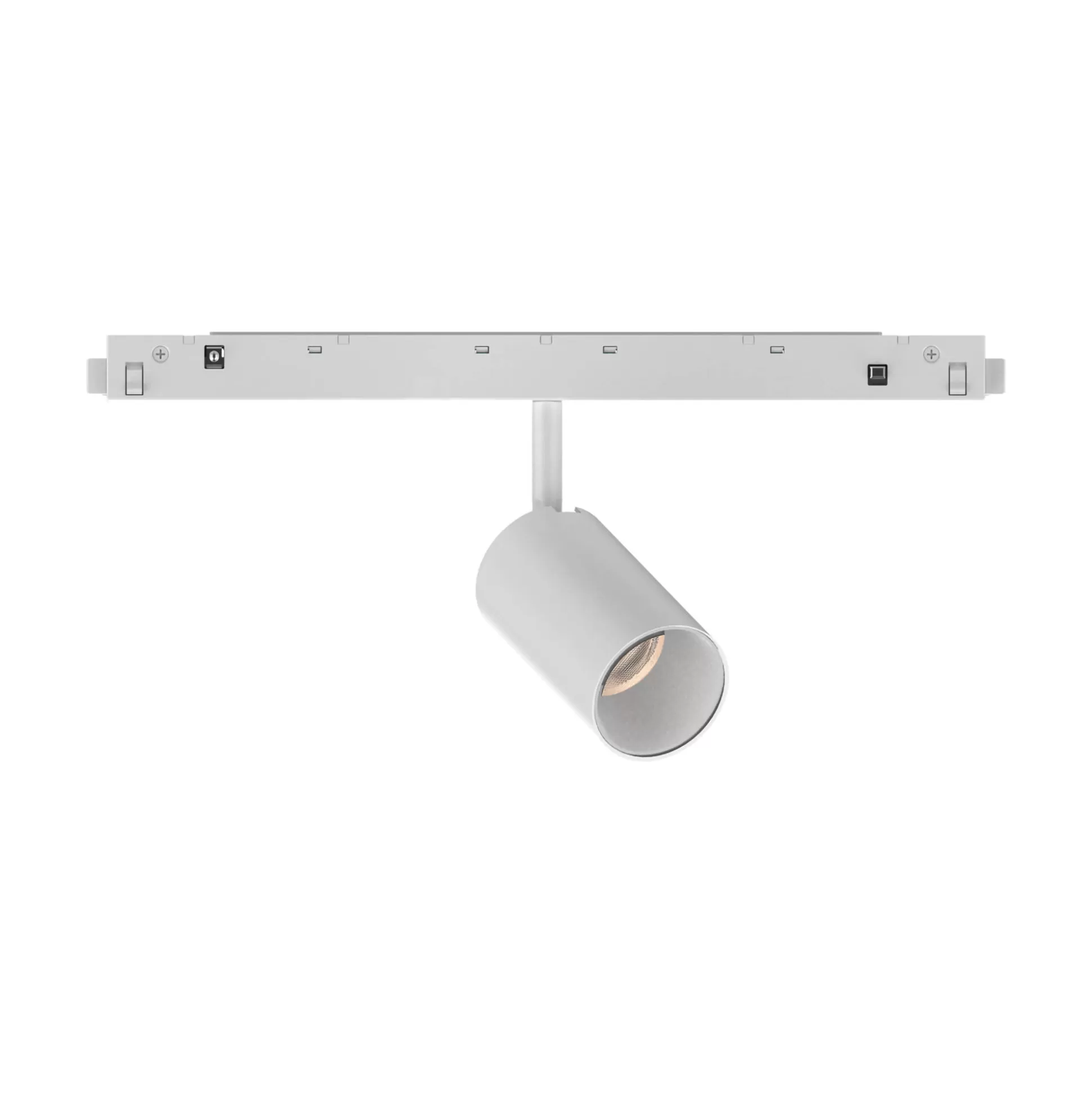 Dmora Sistemi Luce Binari<Sistema luce binario EGO TRACK SINGLE 08W 3000K ON-OFF WH, 19 x 4 x h13 cm,