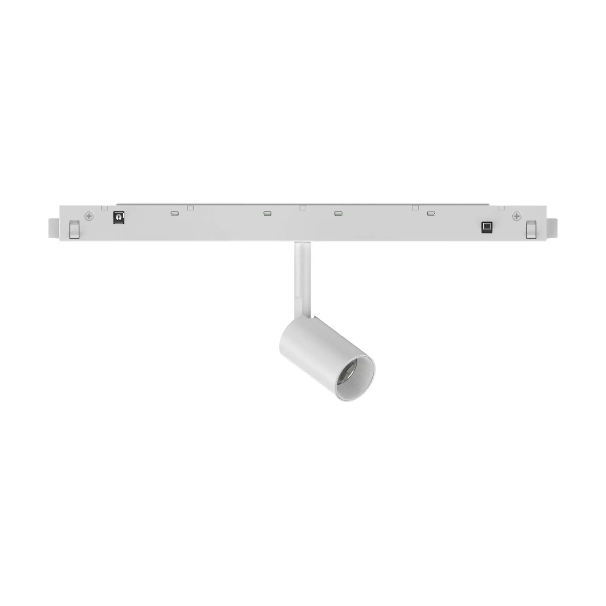 Dmora Sistemi Luce Binari<Sistema luce binario EGO TRACK SINGLE 03W 3000K 1-10V WH, 19 x 3 x h10 cm,