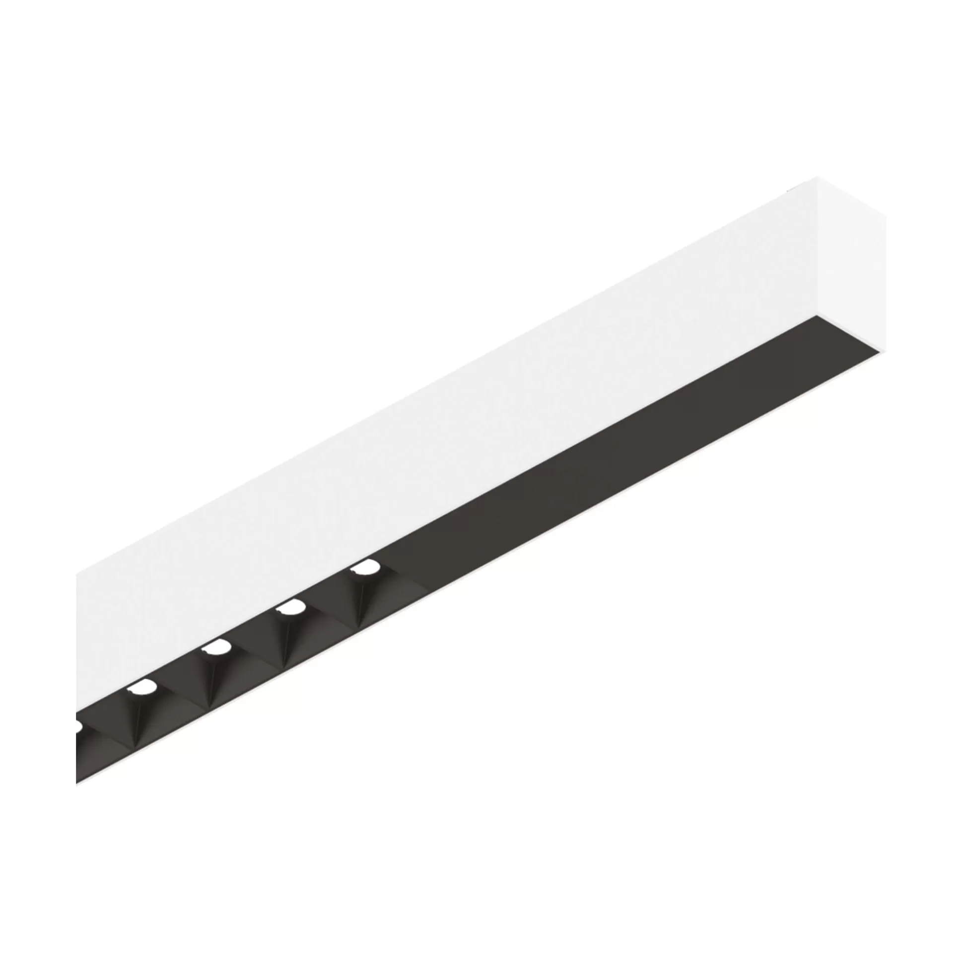 Dmora Sistemi Luce Binari<Sistema luce binario FLUO ACCENT 1800 4000K WH, 181 x 5 x h8 cm,