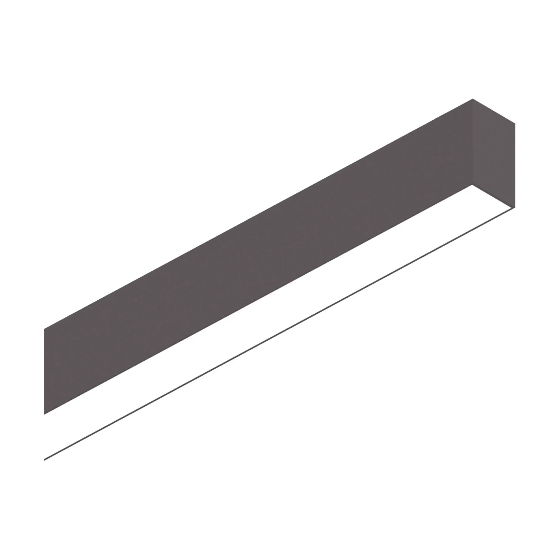 Dmora Sistemi Luce Binari<Sistema luce binario FLUO WIDE 1200 4000K BK, 121 x 5 x h8 cm,
