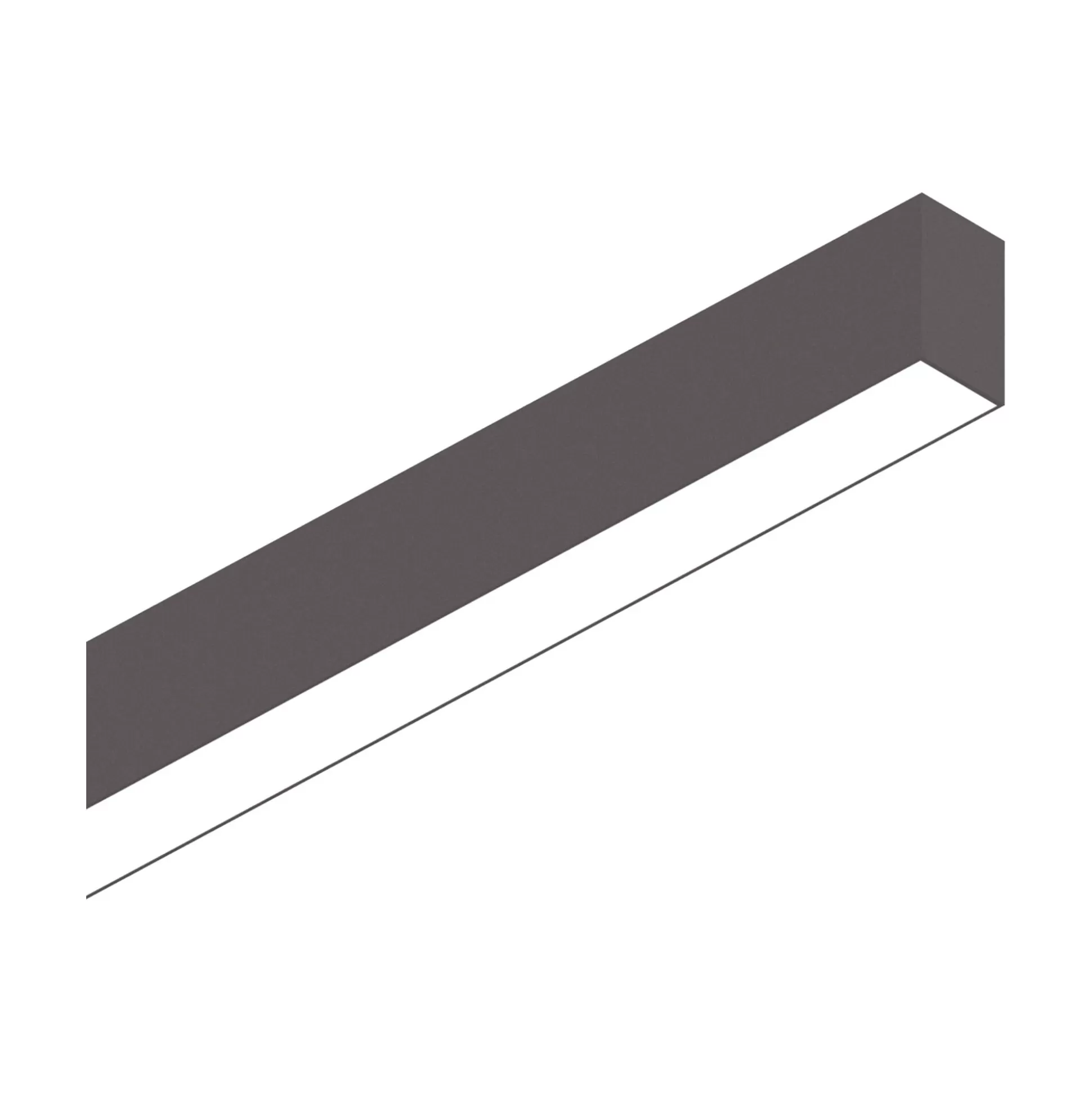 Dmora Sistemi Luce Binari<Sistema luce binario FLUO WIDE 1800 3000K BK, 181 x 5 x h8 cm,