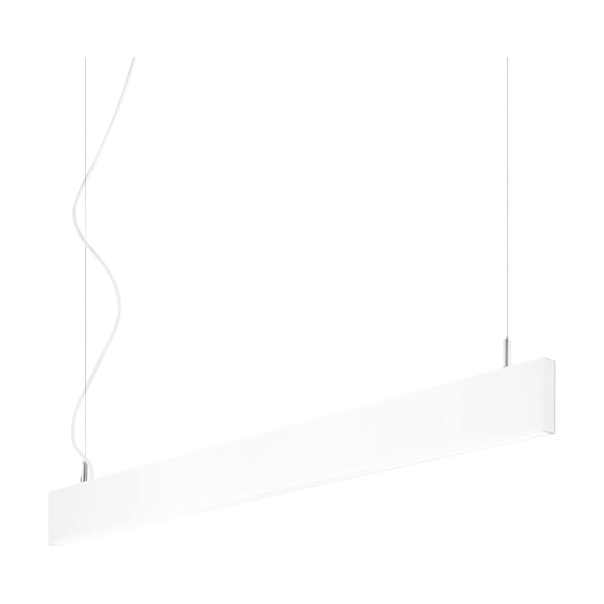 Dmora Sistemi Luce Binari<Sistema luce binario LINUS SP 3000K WH, 120 x 2 x h35 cm,