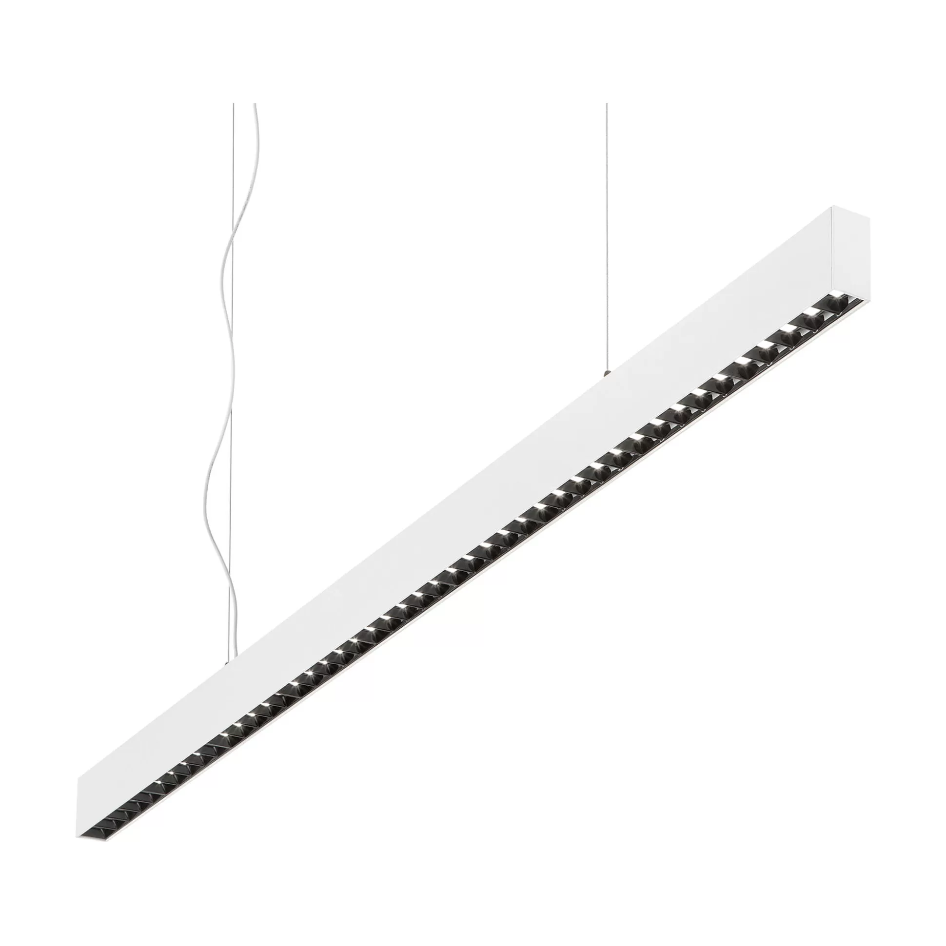 Dmora Sistemi Luce Binari<Sistema luce binario OFFICE SP 4000K WH, 113 x 4 x h32 cm,