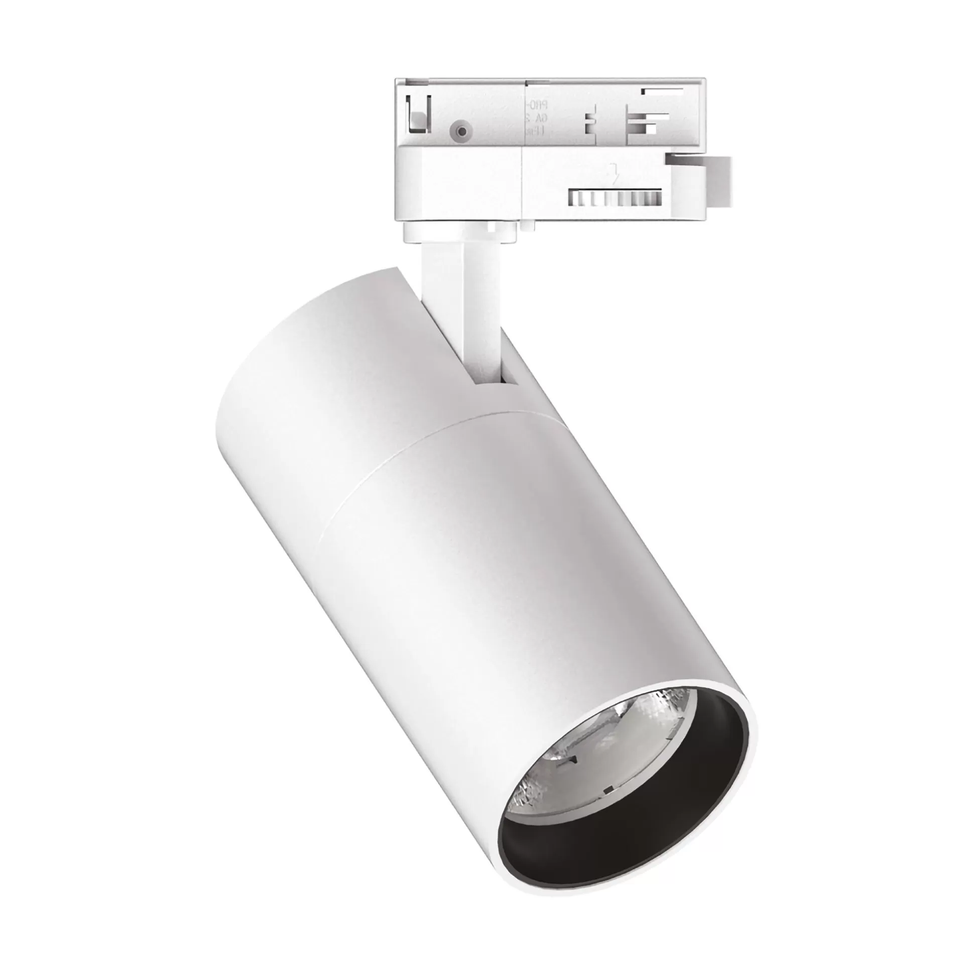 Dmora Sistemi Luce Binari<Sistema luce binario QUICK 15W CRI90 4000K ON-OFF WH, 7 x 9 x h22 cm,