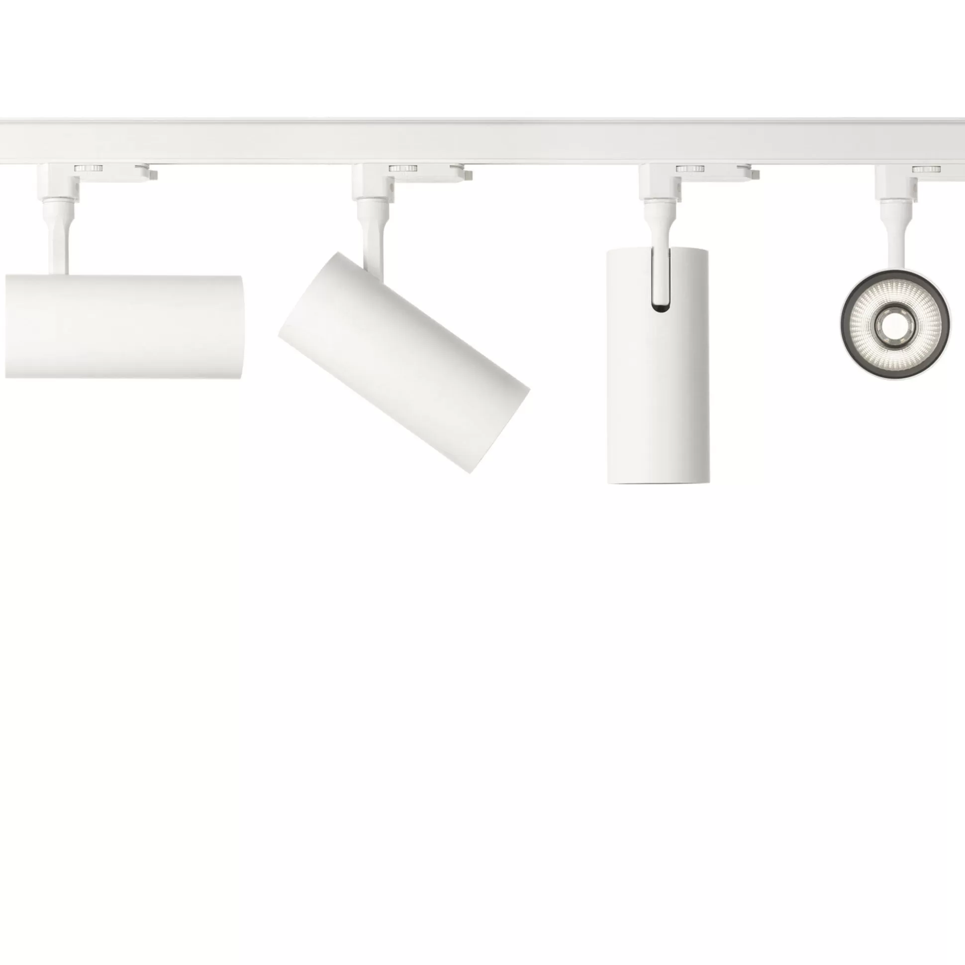Dmora Sistemi Luce Binari<Sistema luce binario SMILE 30W CRI90 24° 3000K WH, 8 x 9 x h29 cm,