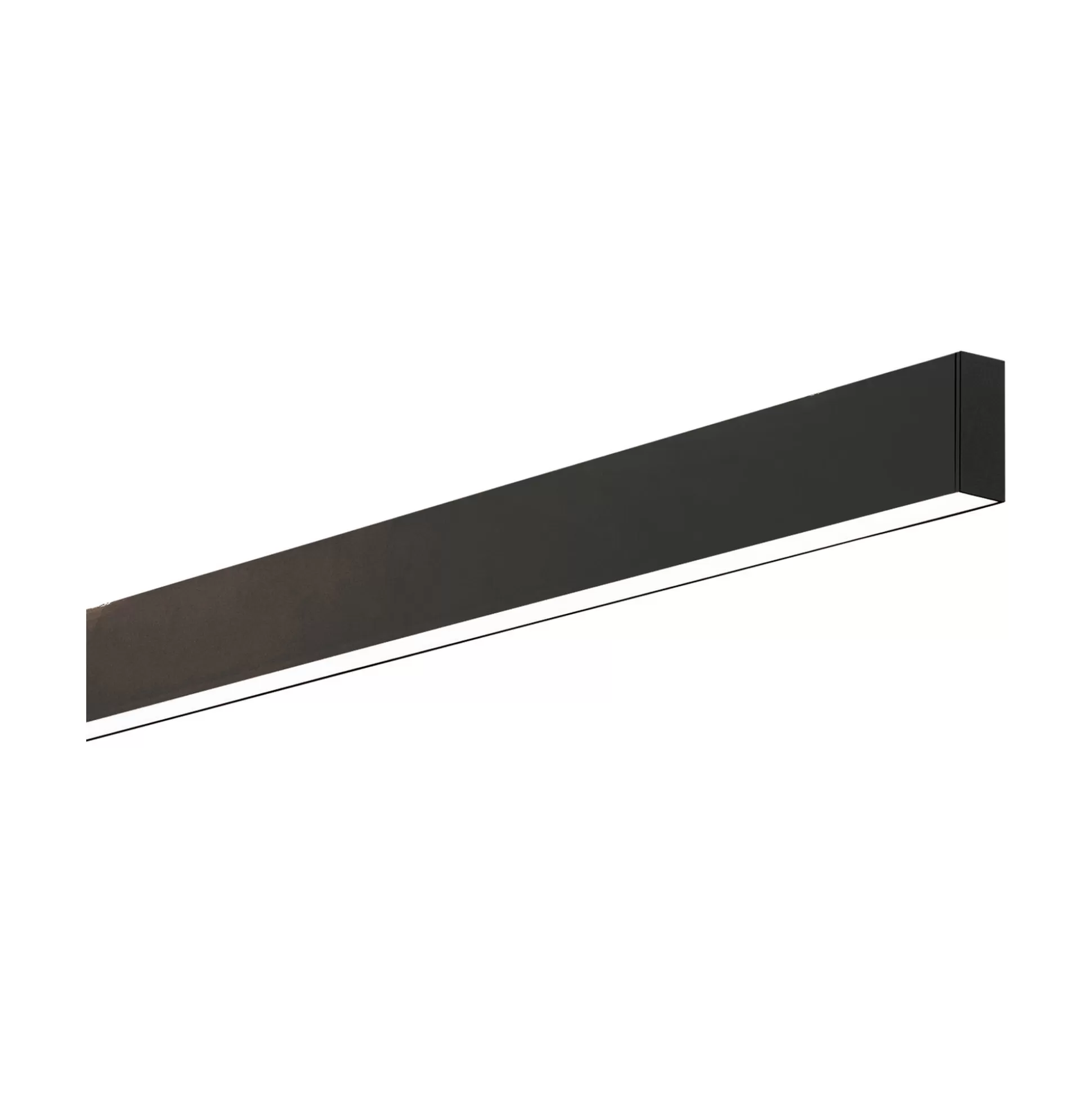 Dmora Sistemi Luce Binari<Sistema luce binario STEEL WIDE 4000K BK, 107 x 4 x h8 cm,