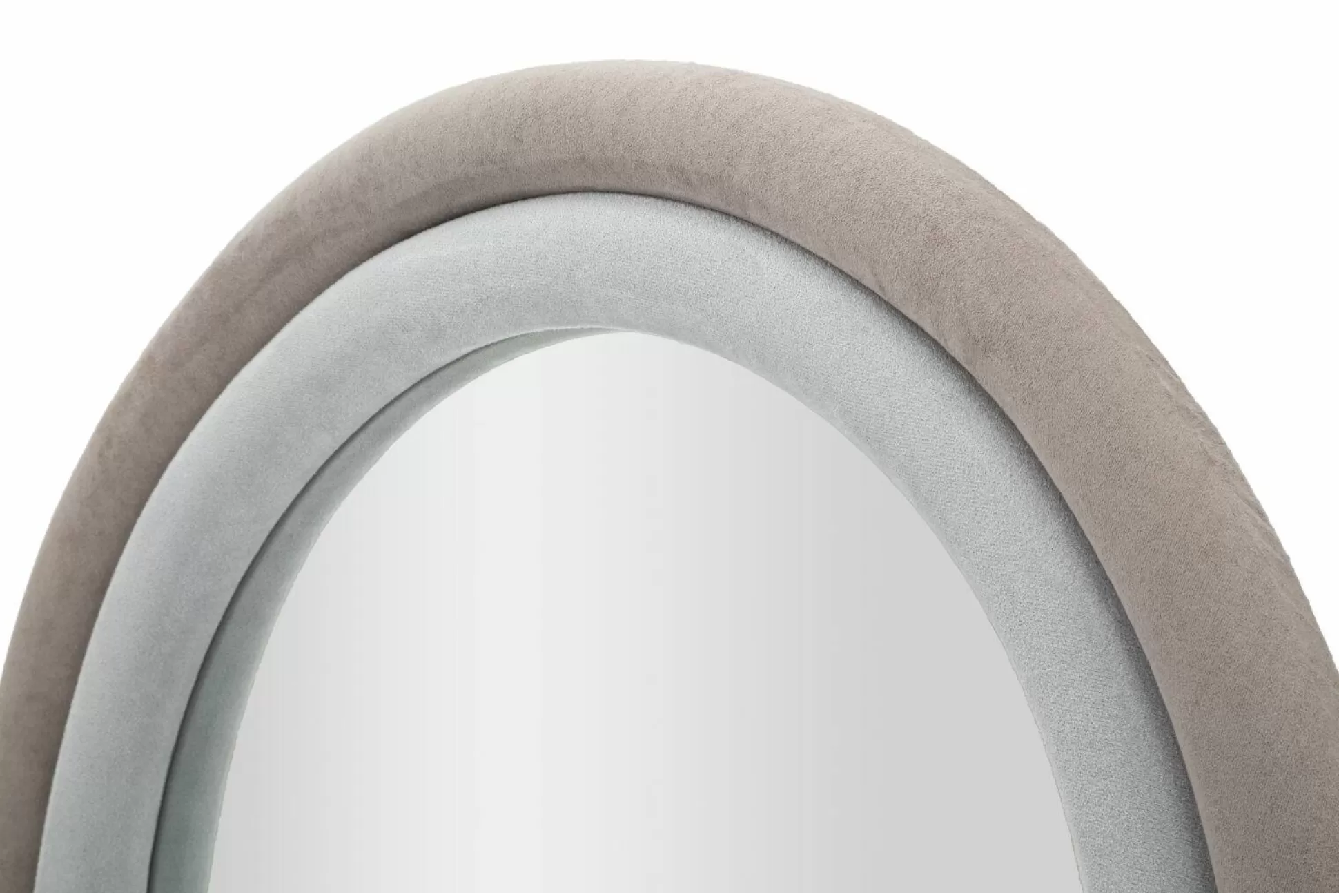 Dmora Specchi<Specchio Segal, 60x4 h160 cm, Tortora e Grigio