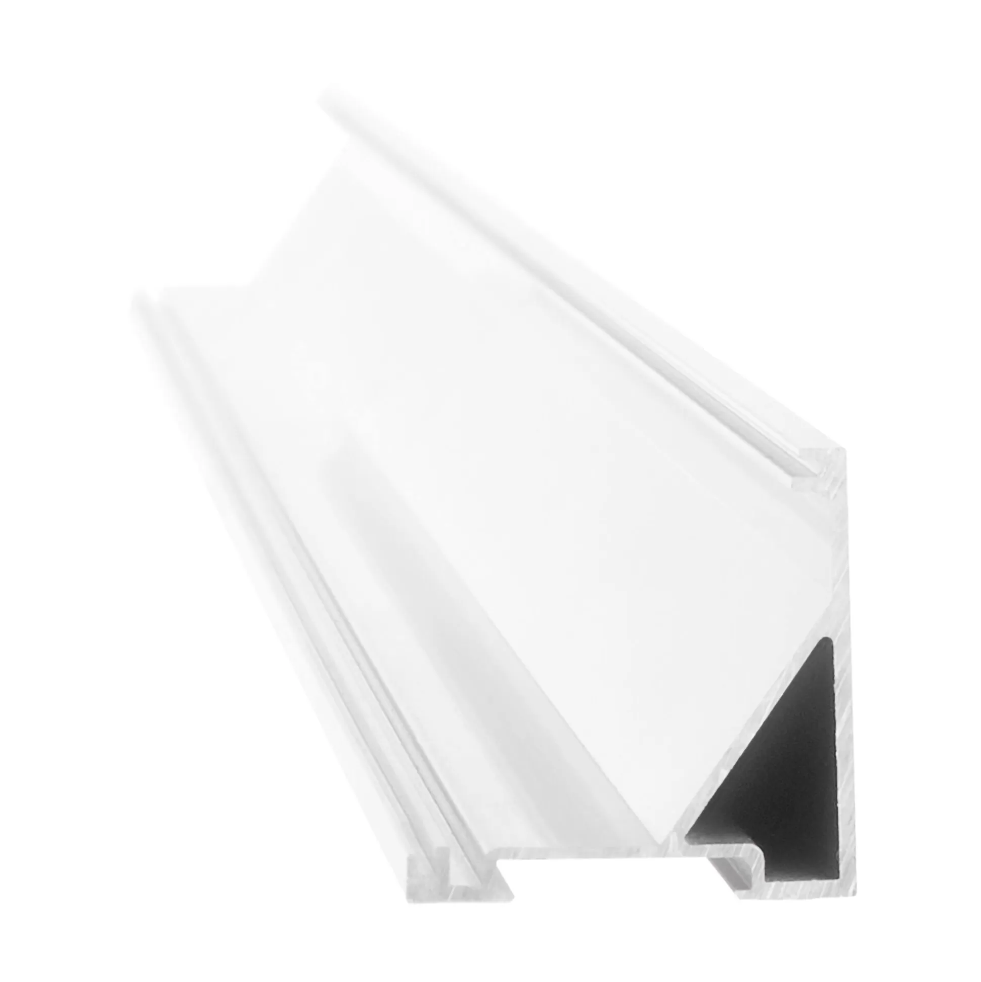 Dmora Striscie Led<Striscia Led SLOT ANG QUADRO D31xD31 3000 mm AL, 300 x 3 x h3 cm,