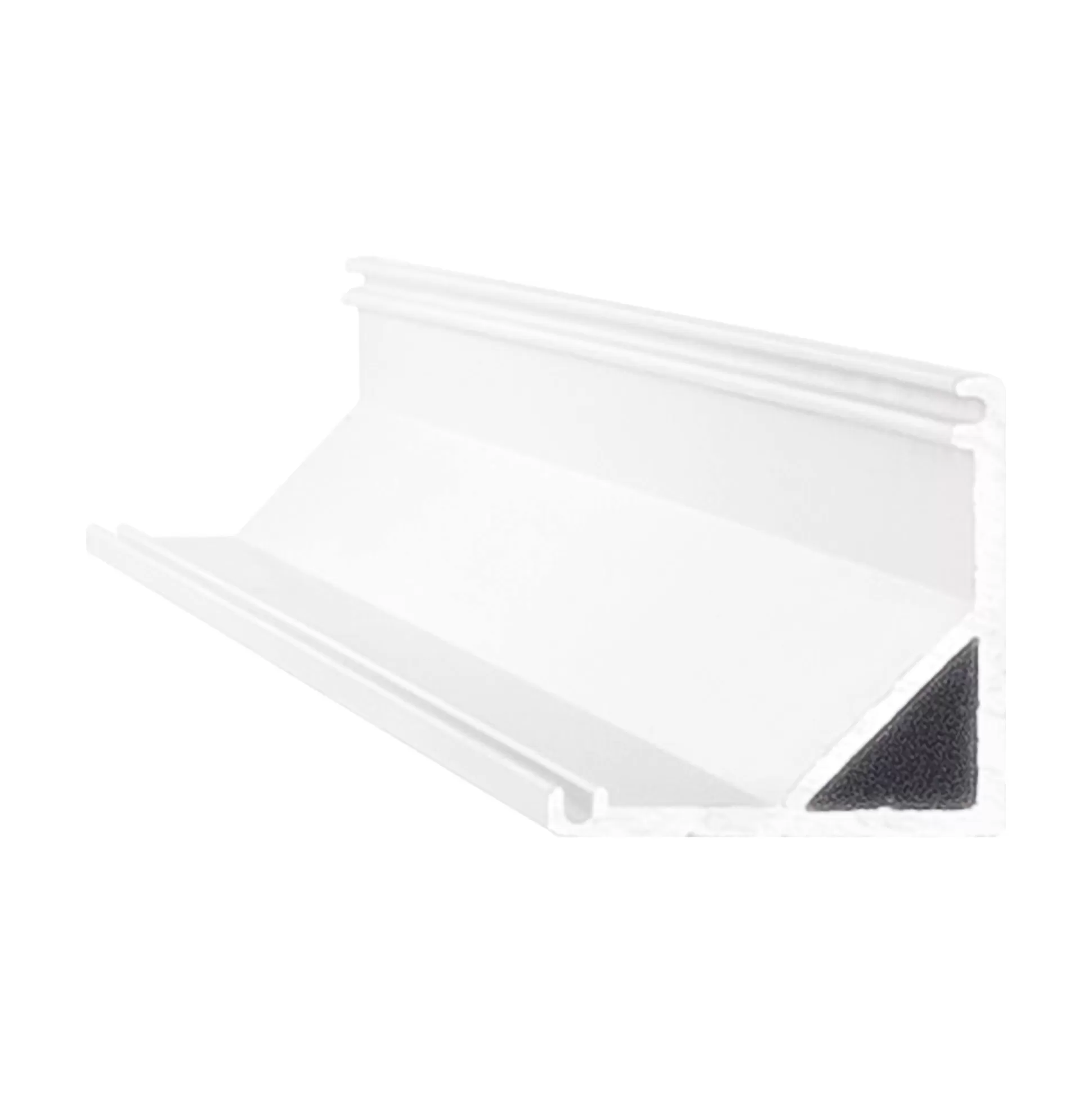 Dmora Striscie Led<Striscia Led SLOT ANG TONDO D16xD16 1000 mm AL, 100 x 2 x h2 cm,