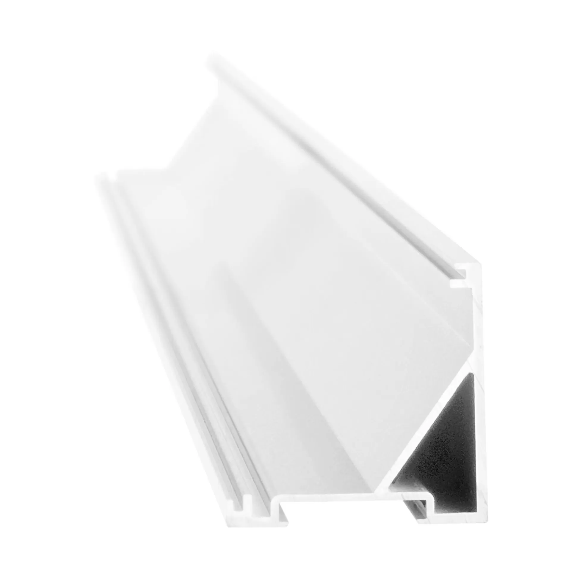 Dmora Striscie Led<Striscia Led SLOT ANG TONDO D31xD31 3000 mm WH, 300 x 3 x h3 cm,