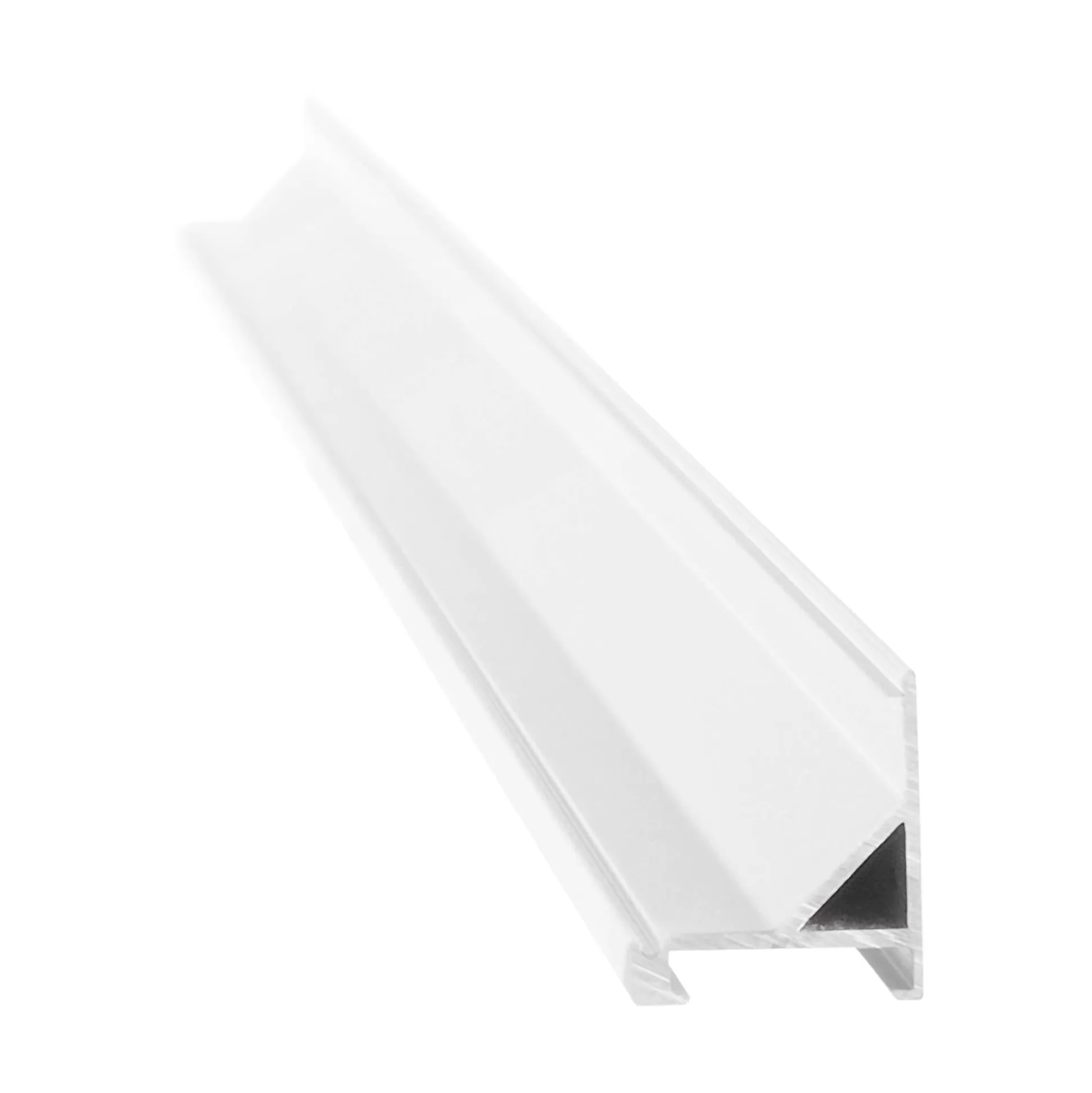 Dmora Striscie Led<Striscia Led SLOT ANG TONDO D16xD18 2000 mm WH, 200 x 2 x h2 cm,