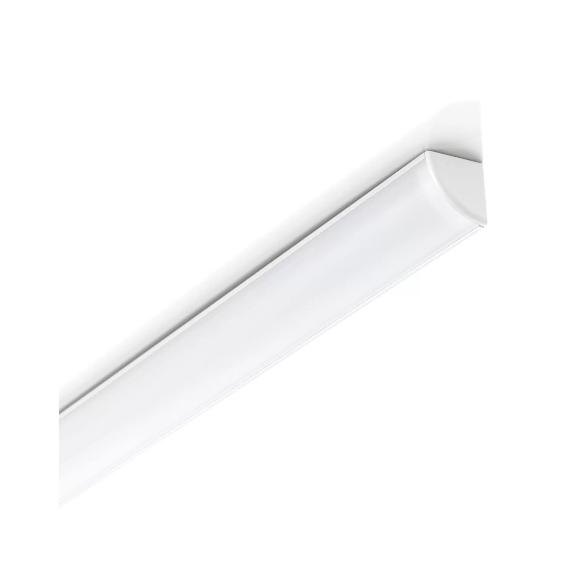 Dmora Striscie Led<Striscia Led SLOT ANG TONDO D16xD16 1000 mm WH, 100 x 2 x h2 cm,
