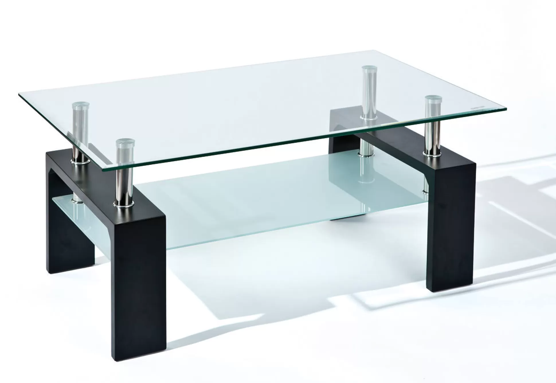 Dmora Tavolini Da Salotto<Tavolino da salotto Kenzingen, Tavolo basso da caffè, Portariviste per divano, Ripiano da soggiorno, 100x60 h45 cm,