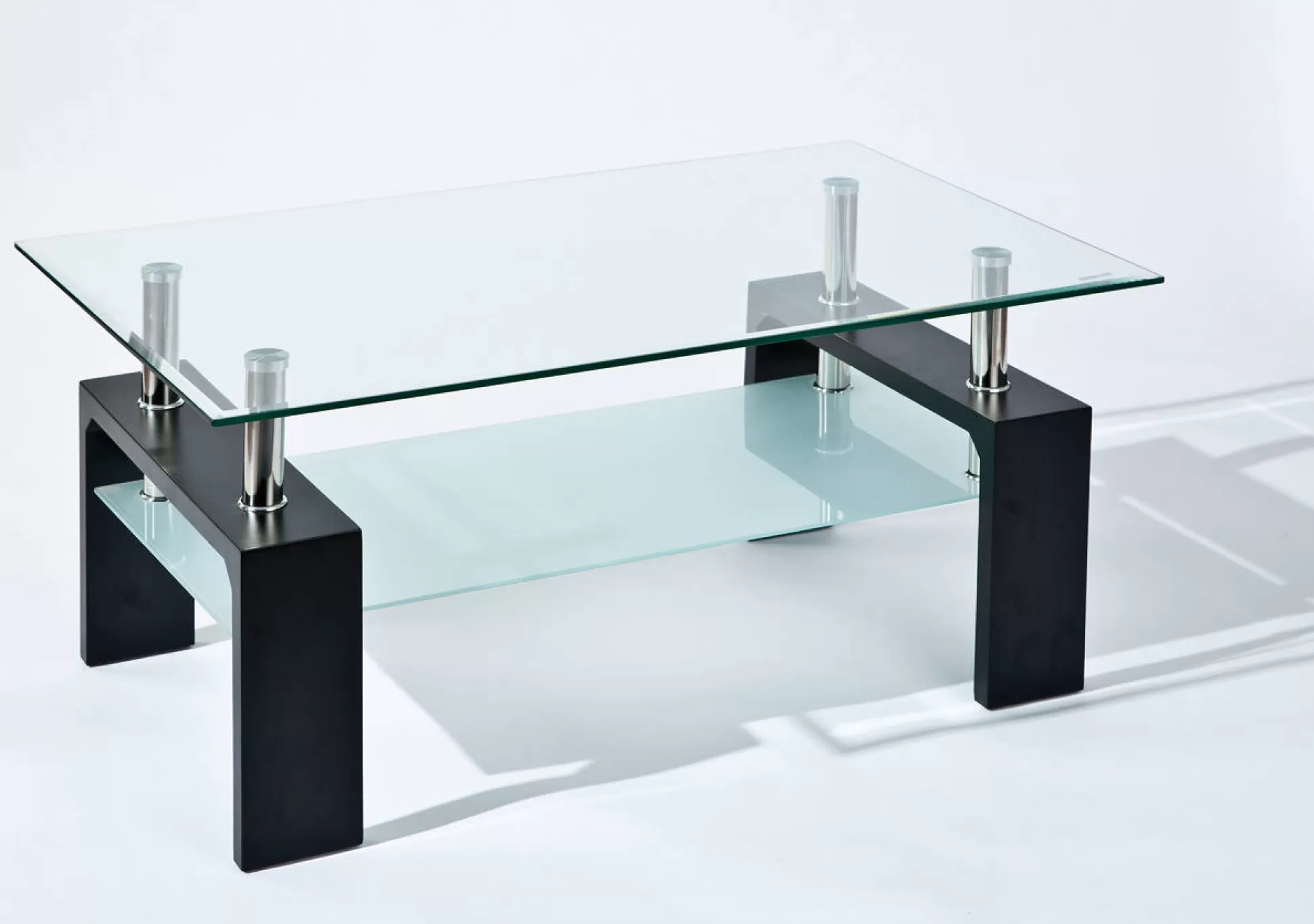 Dmora Tavolini Da Salotto<Tavolino da salotto Kenzingen, Tavolo basso da caffè, Portariviste per divano, Ripiano da soggiorno, 100x60 h45 cm,
