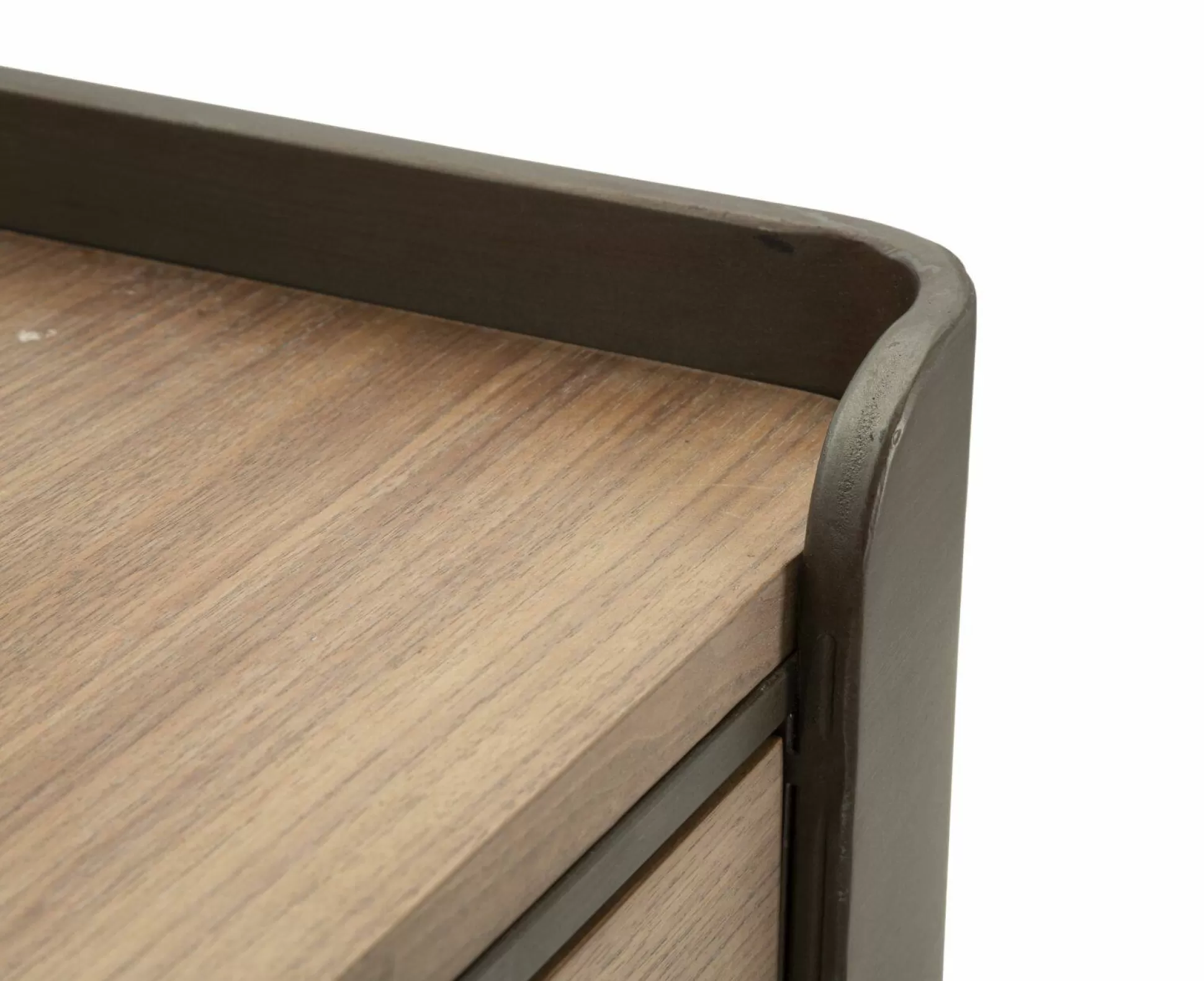 Dmora Tavolini Da Salotto<Tavolino da salotto Muse, 51x41 h60 cm, Grigio e Marrone