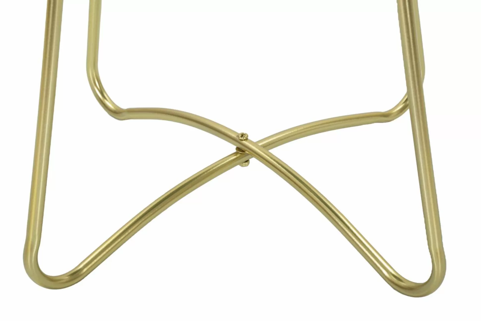 Dmora Tavolini Da Salotto<Tavolino da salotto Nigra, 45x45 h59 cm, Verde e Oro