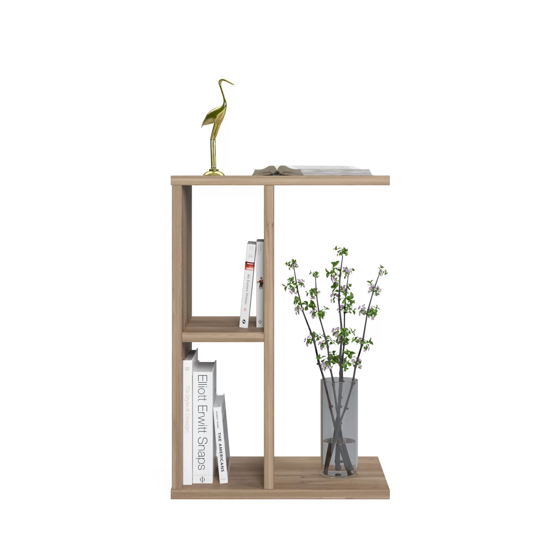 Dmora Tavolini Da Salotto<Tavolino moderno verticale, cm 40 x 30 x 59, colore