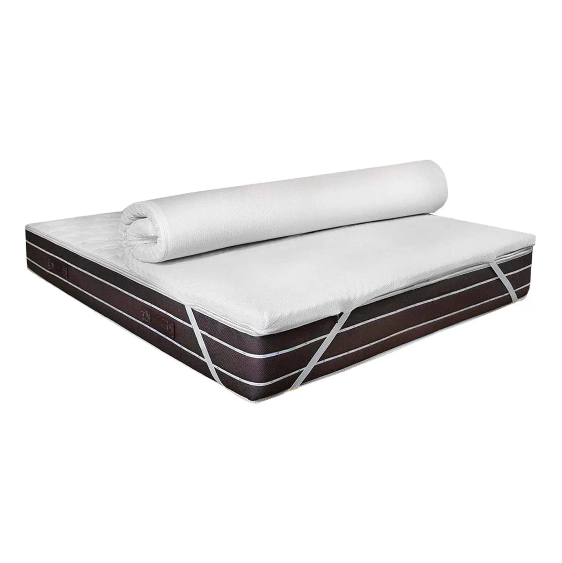 Dmora Topper Piazza E Mezza<Topper piazza e mezza Adalpina, 100% Made in Italy, 120x200xh5 cm