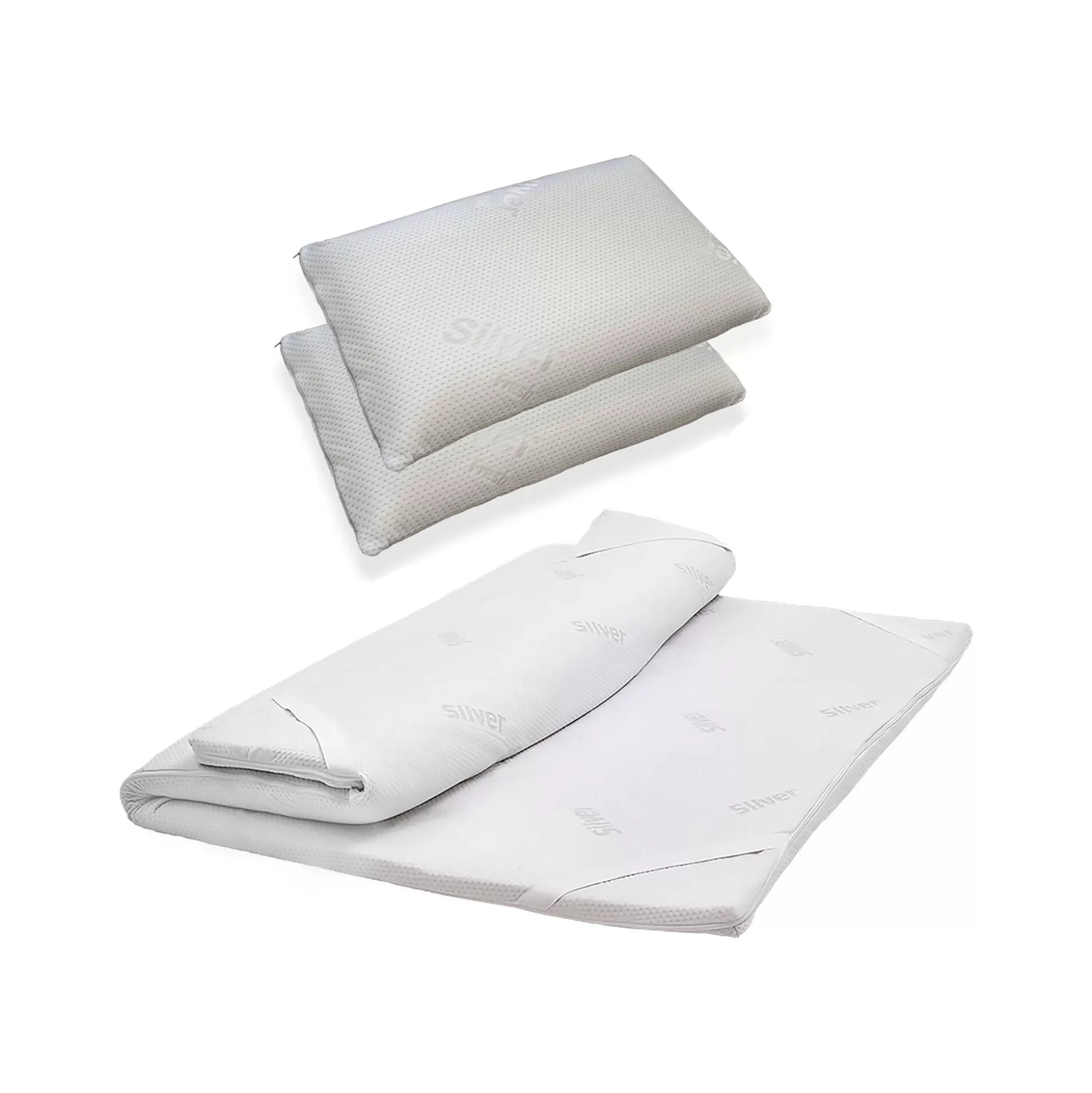 Dmora Topper Piazza E Mezza<Topper piazza e mezza Astracan, 100% Made in Italy, 120x190xh5 cm